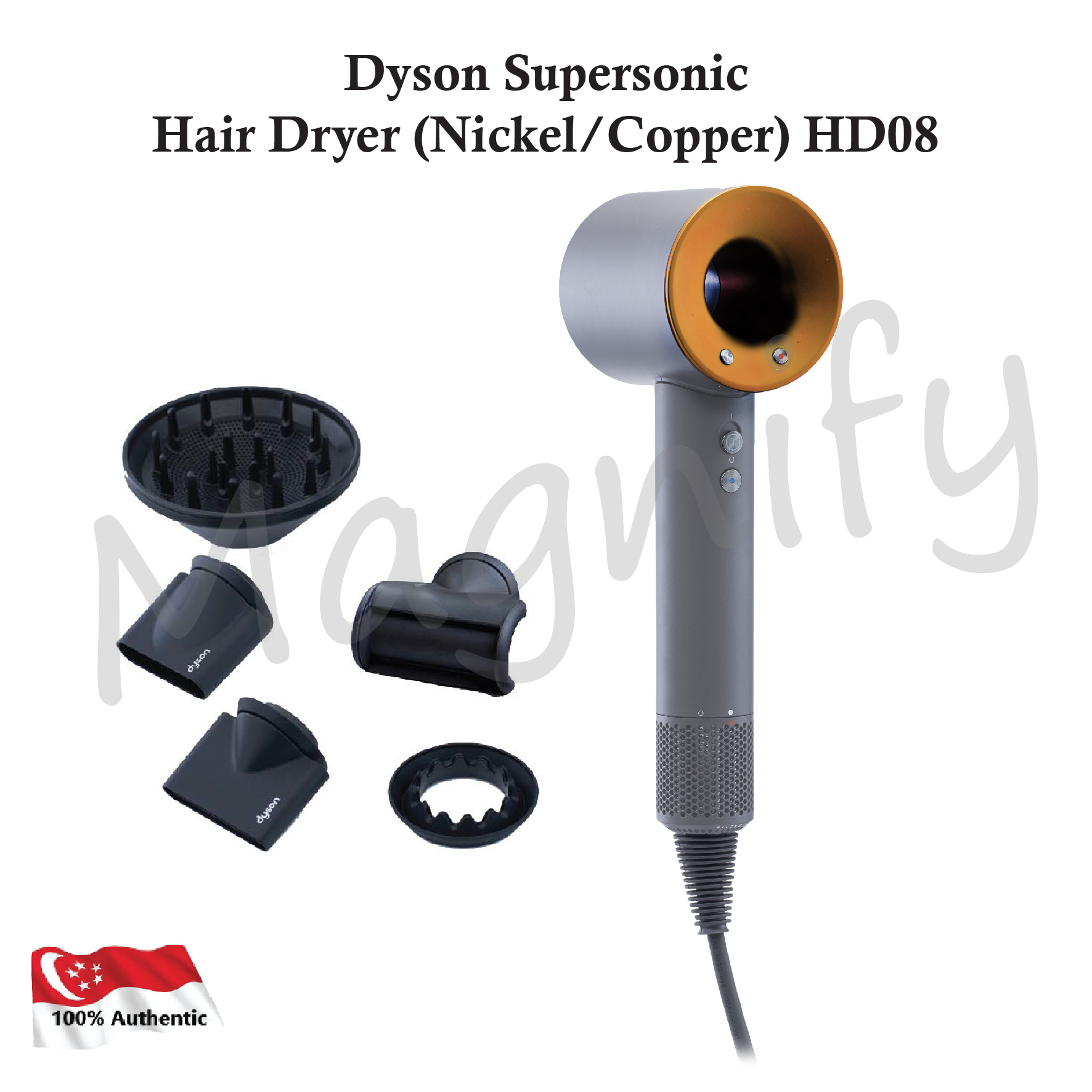Dyson Supersonic Hair Dryer HD08 with Flyaway Attachment | Lazada Singapore