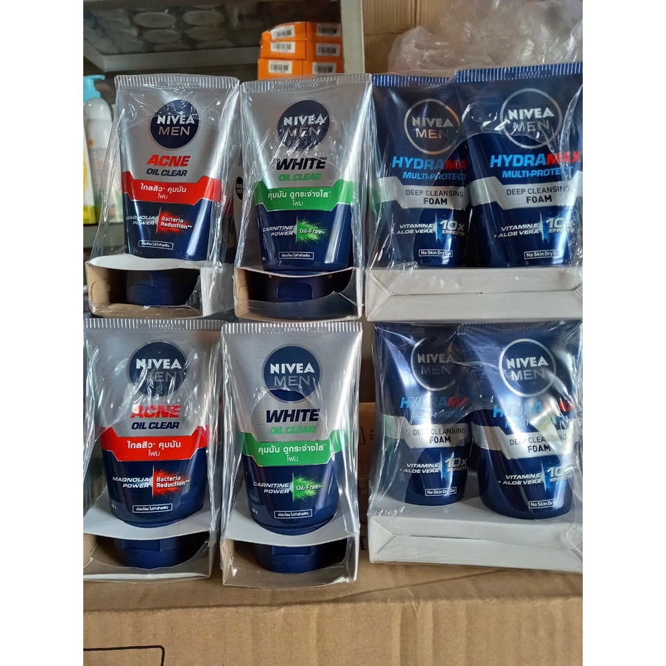 Sữa Rửa Mặt Nam Nivea Men 100ml Thái Lan