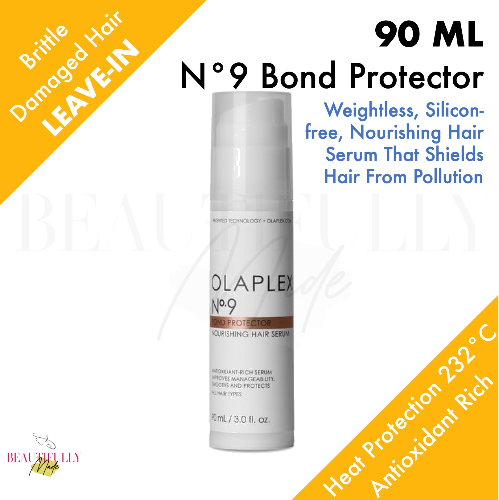 OLAPLEX No. 9 Bond Protector Nourishing Hair Serum 90ml - Antioxidant Rich  Serum, Protects, Softens and Improves Manageability for All Hair Types |  Lazada Singapore