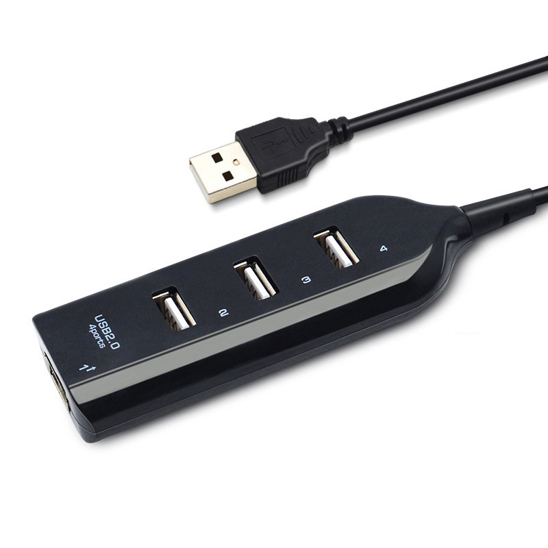 USB Hub 2.0 Multi-USB High Speed Hub Splitter 4-Port USB Hub Adapter for Laptop Receiver Computer Accessories