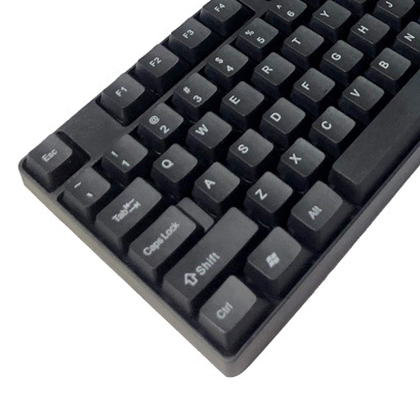 Valeriee Pc Wired Keyboard Usb Wired Keyboard Silent Ergonomic Usb Keyboard for Windows Mac Full Size 104 Keys for Office Pc K1800 Wired Keyboard