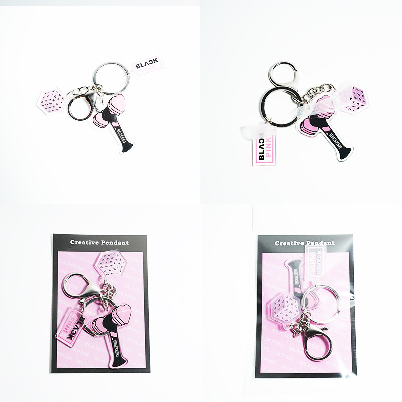 Black%20Pink%20Venom%20Mini%20Kpop%20Keychain%20Lightstick%20LISA%20Rose%20Jisoo%20Album%20Keychain%20Key%20Rings%20K%20Pop%20Accessories%20-%20Image%203