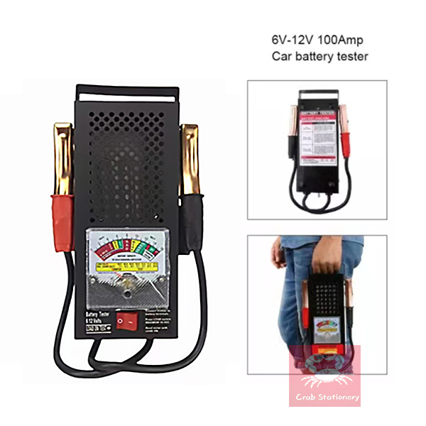 Battery Tester Heavy Duty 6Volt12Volt Car Truck Battery motorcycle