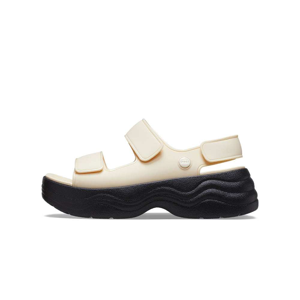 Xăng Đan Nữ Crocs Skyline - Vanilla/Black