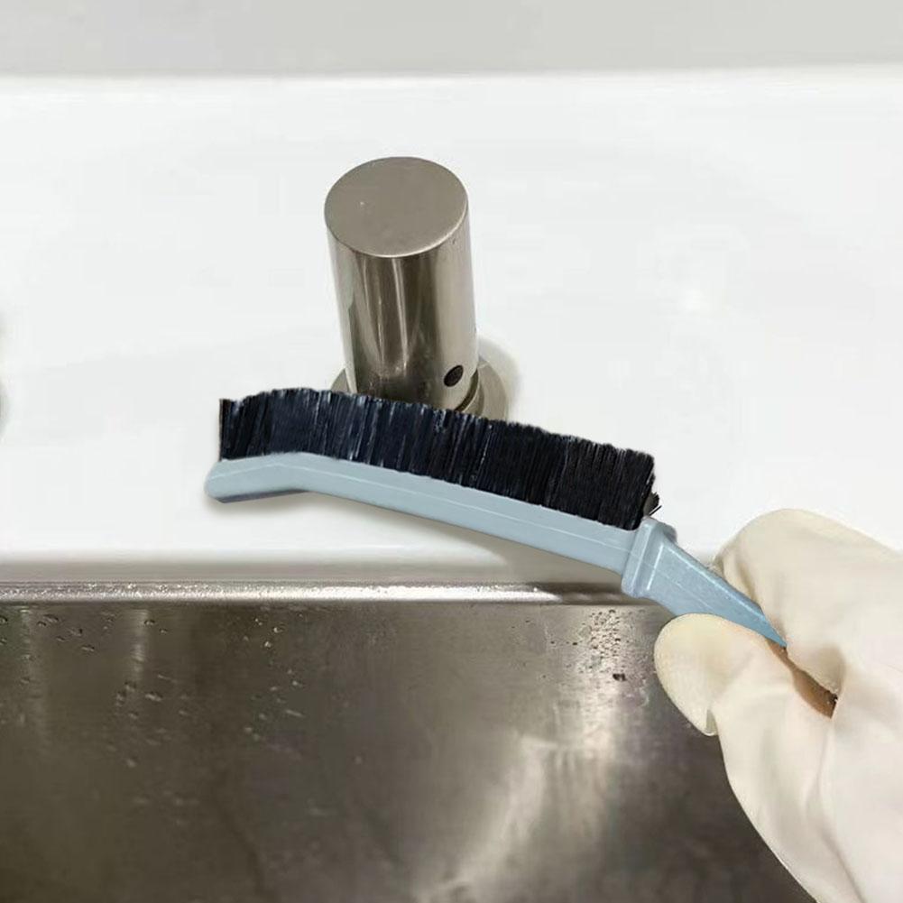 Dead-end Deep Cleaner Multi-purpose Window Cove Scrubbing Dirt Brush Handle  Tile Brush Crevice Long Household Cleaning Brush Thin Tool I4F4