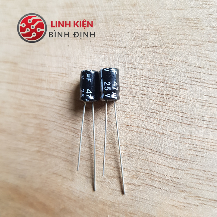 Túi 30 tụ 47uF 25v ( 5x8mm )