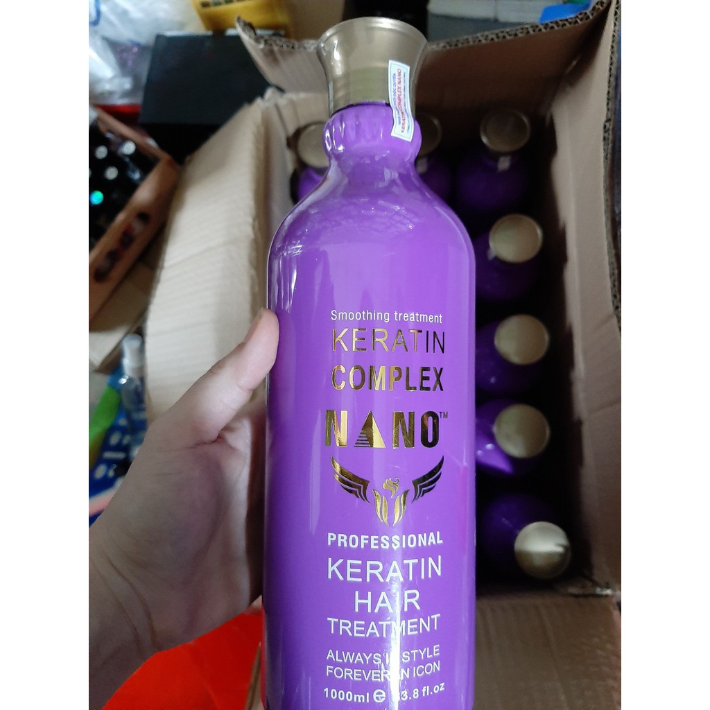 Hấp ủ tóc Keratin Nano Complex Mẫu Mới 1000ml