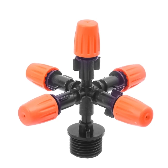 Garden Sprinklers 5 Nozzles Automatic Watering Grass Lawn 360 Degree Circle Rotating Pipe Hose Water Sprinkler Garden Supplies Landscaping Sprayer