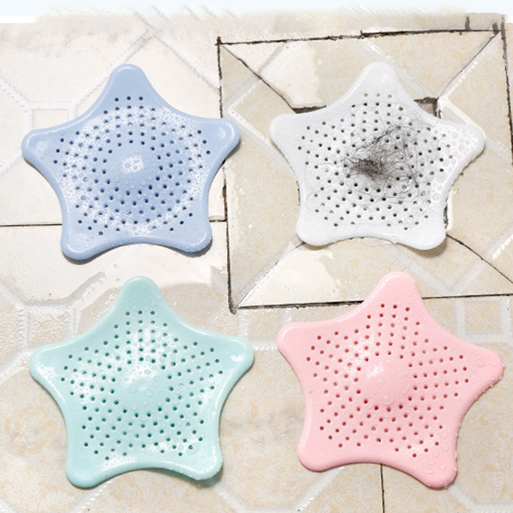 Creative Kitchen Sink Anti-Clogging Floor Drain Sewer Filter Flower-Shaped Silicone Floor Drain