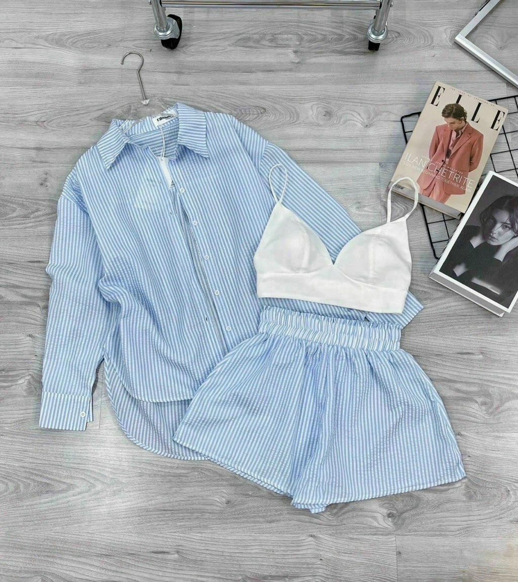 SÉT 3 MÓN KATE XỐP ĐI BIỂN SIÊU HOT TNM009