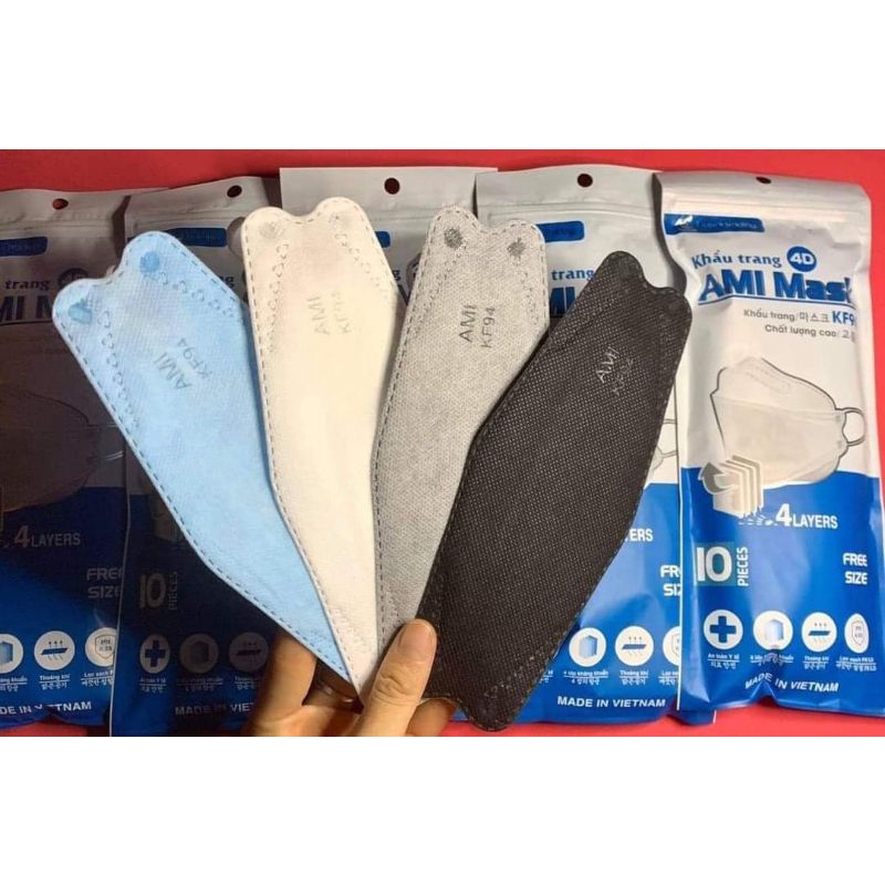 1 thùng 300 cái khẩu trang y tế 4D KF94