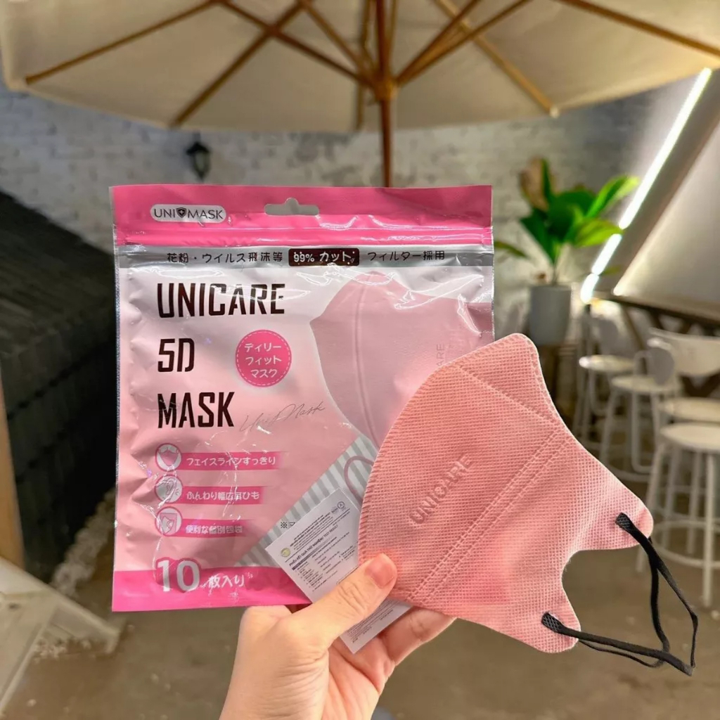 Khẩu trang 5D Unimask Chính hãng thời trang