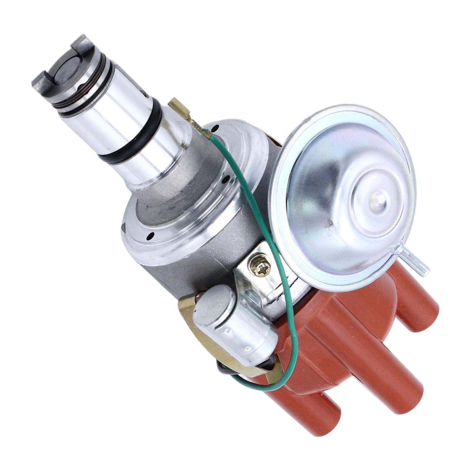 【Get the Perfect Fit】 Vacuum Advance Distributor Electronic Distributor 043905205 Si-At64006 With Ignitor Technology For Vw Beetle