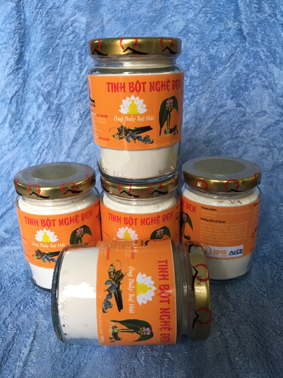 Tinh Bột Nghệ Đen Quy Nguyên-Hủ 100gr