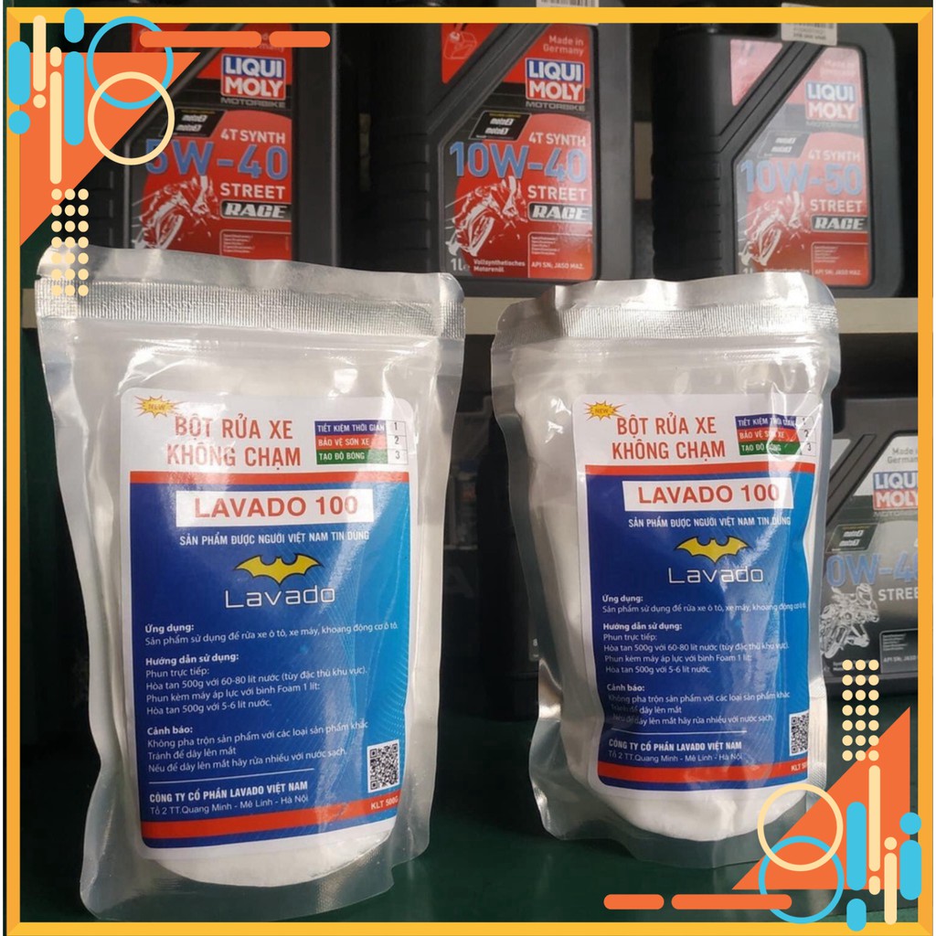 BỘT RỬA XE KHÔNG CHẠM LAVADO 100