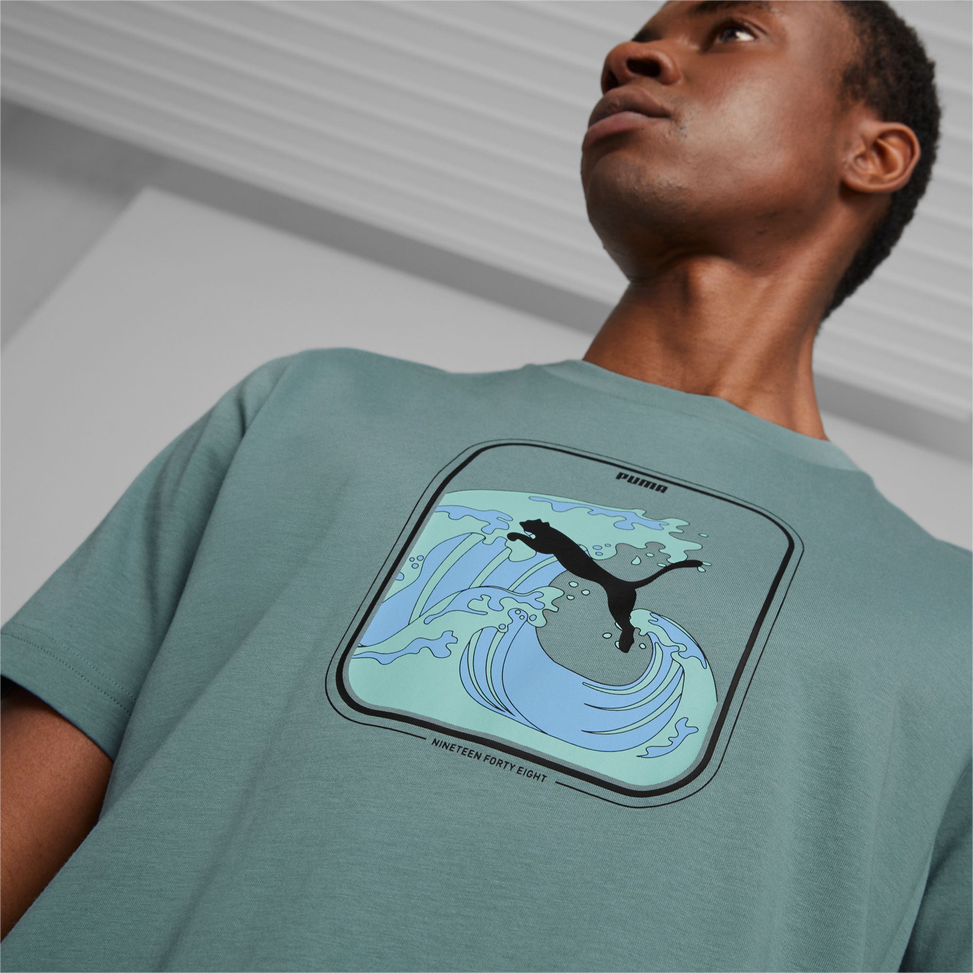 PUMA Áo thun thể thao nam Graphics Wave - 67448384