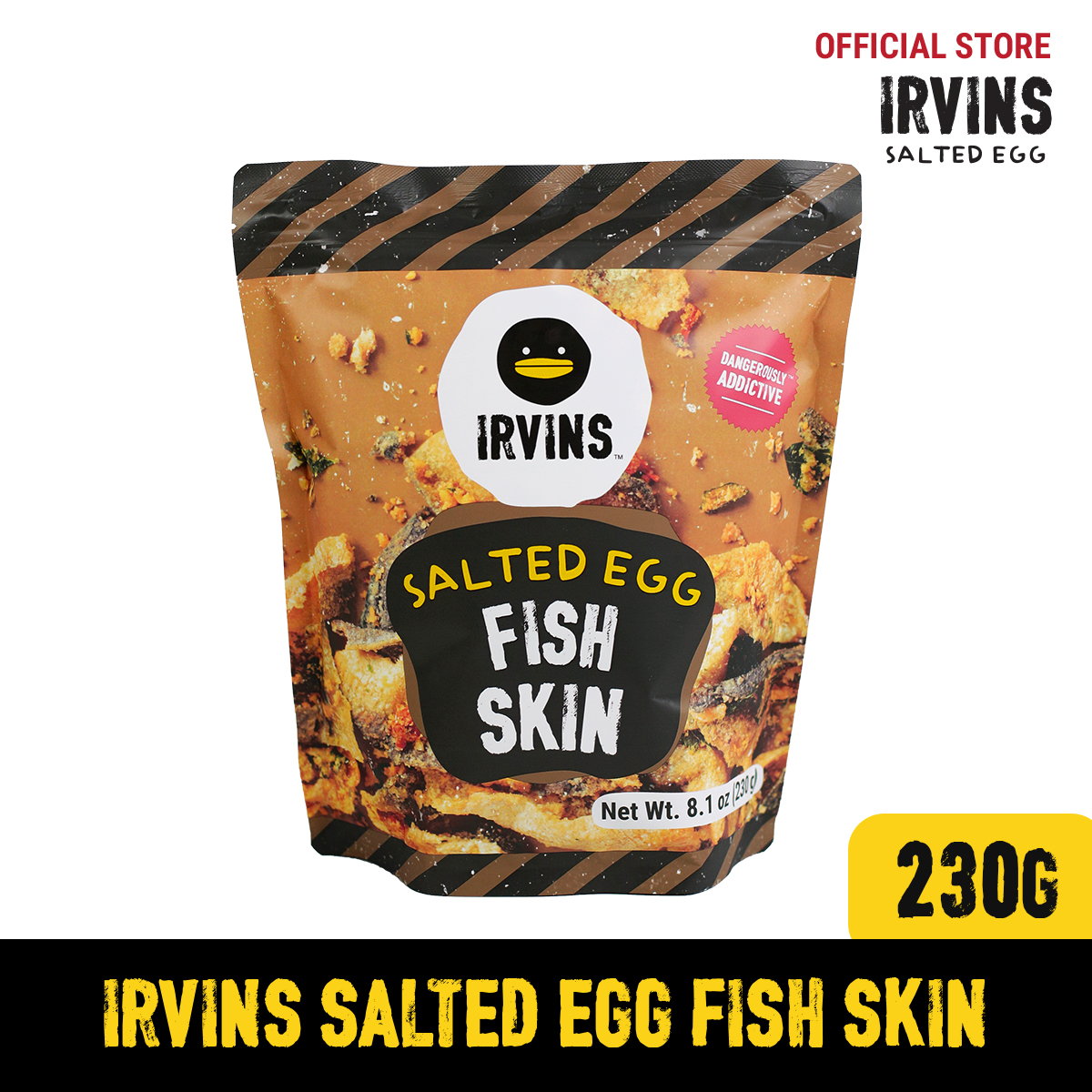 IRVINS Salted Egg Fish Skin 230g (Big) Lazada PH