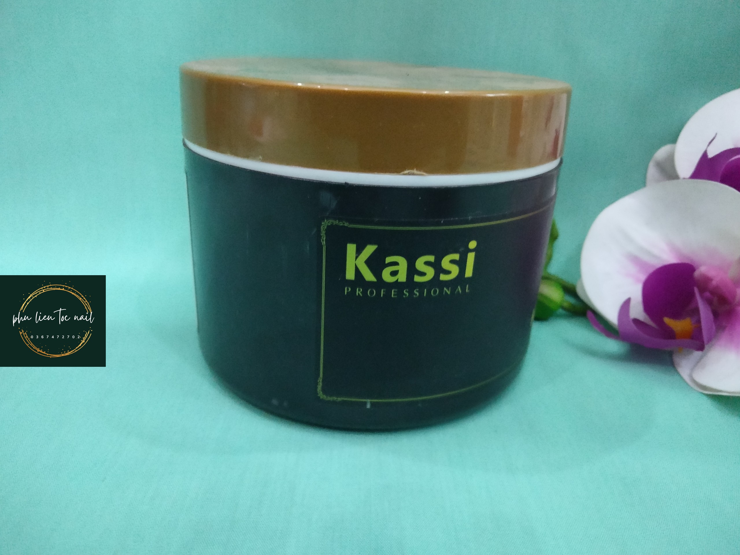 Hấp dầu Kassi hủ đen dùng để xã tóc, hấp tóc giúp tóc mềm mượt hơn - Trường Thọ, TĐ