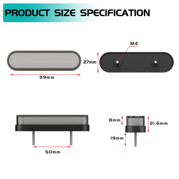 AutoMarkets 1 Pair Double Color Brake Light Turn Signal Light