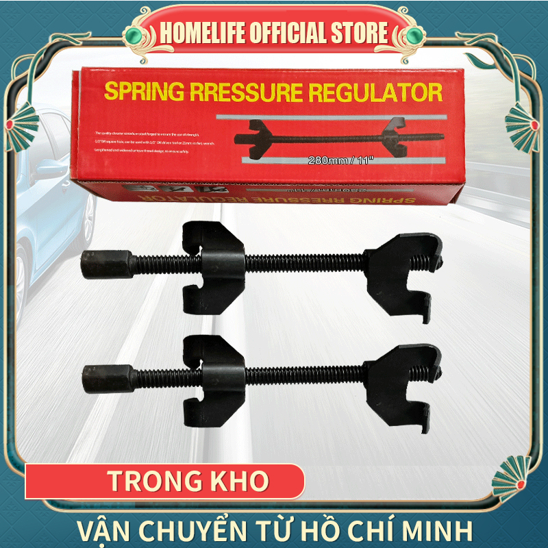 Vam cảo lò xo phuộc dài 370mm Clip-on