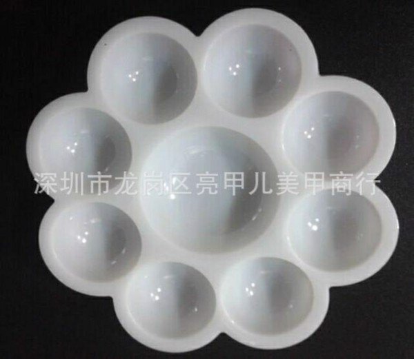 Khay Nhựa Hoa Đựng Đá Phụ Kiện Trang Trí Móng