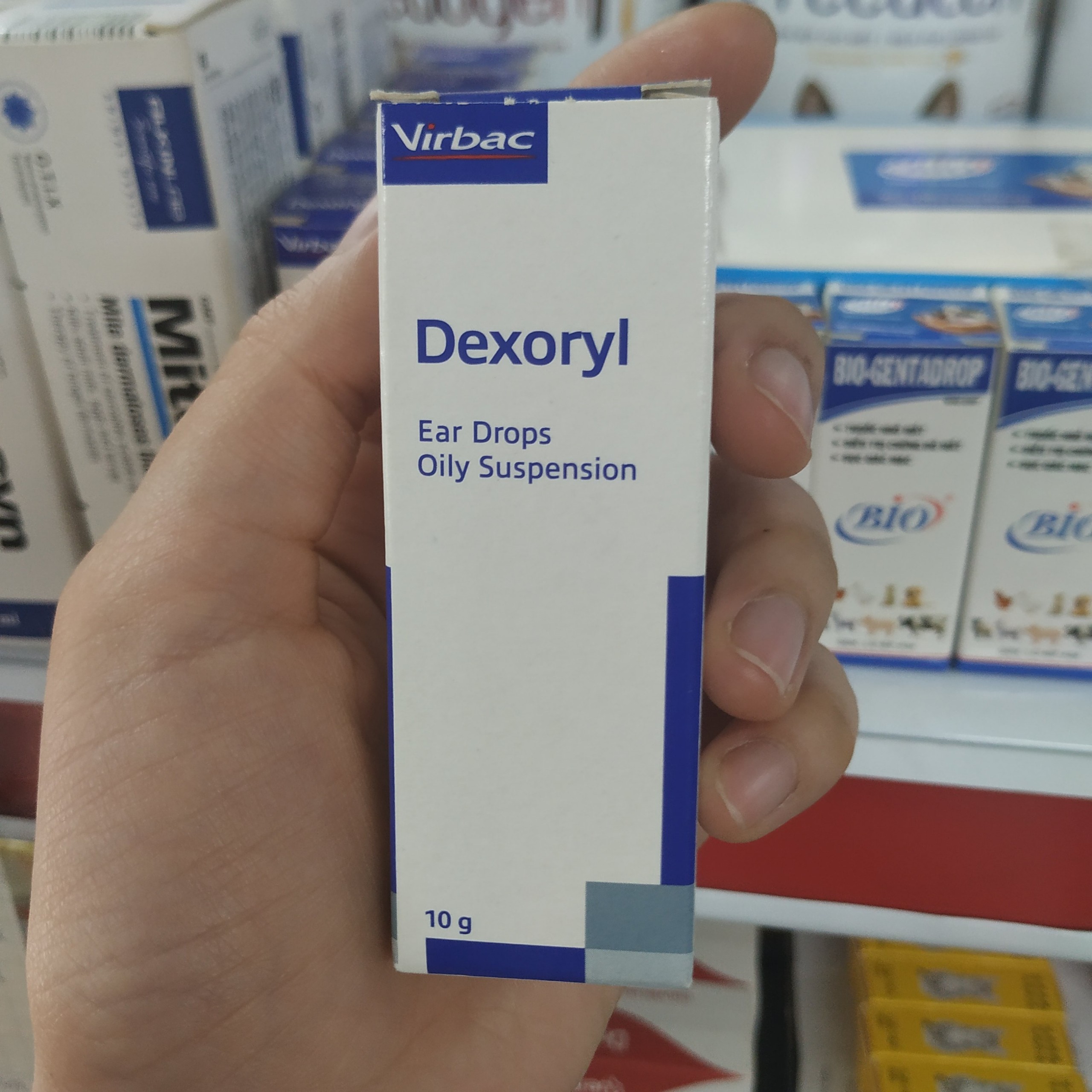 Thuốc trị viêm tai dexoryl cho chó mèo