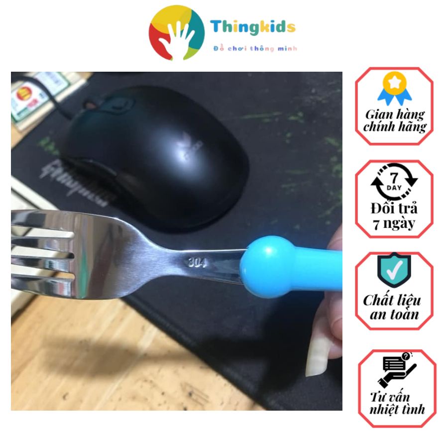 Bộ thìa, dĩa, đũa tập ăn dặm cho bé - Thingkids