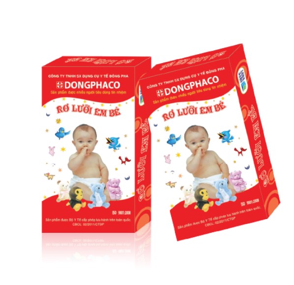 Gạc rơ lưỡi dopha Hộp 5 cái
