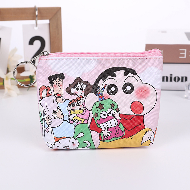 【No-profit】 Crayon Shinchan Purse Cute Student Wallet Cartoon Travel ...