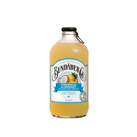 NƯỚC ÉP DỨA & DỪA CÓ GAS BUNDABERG 375ML