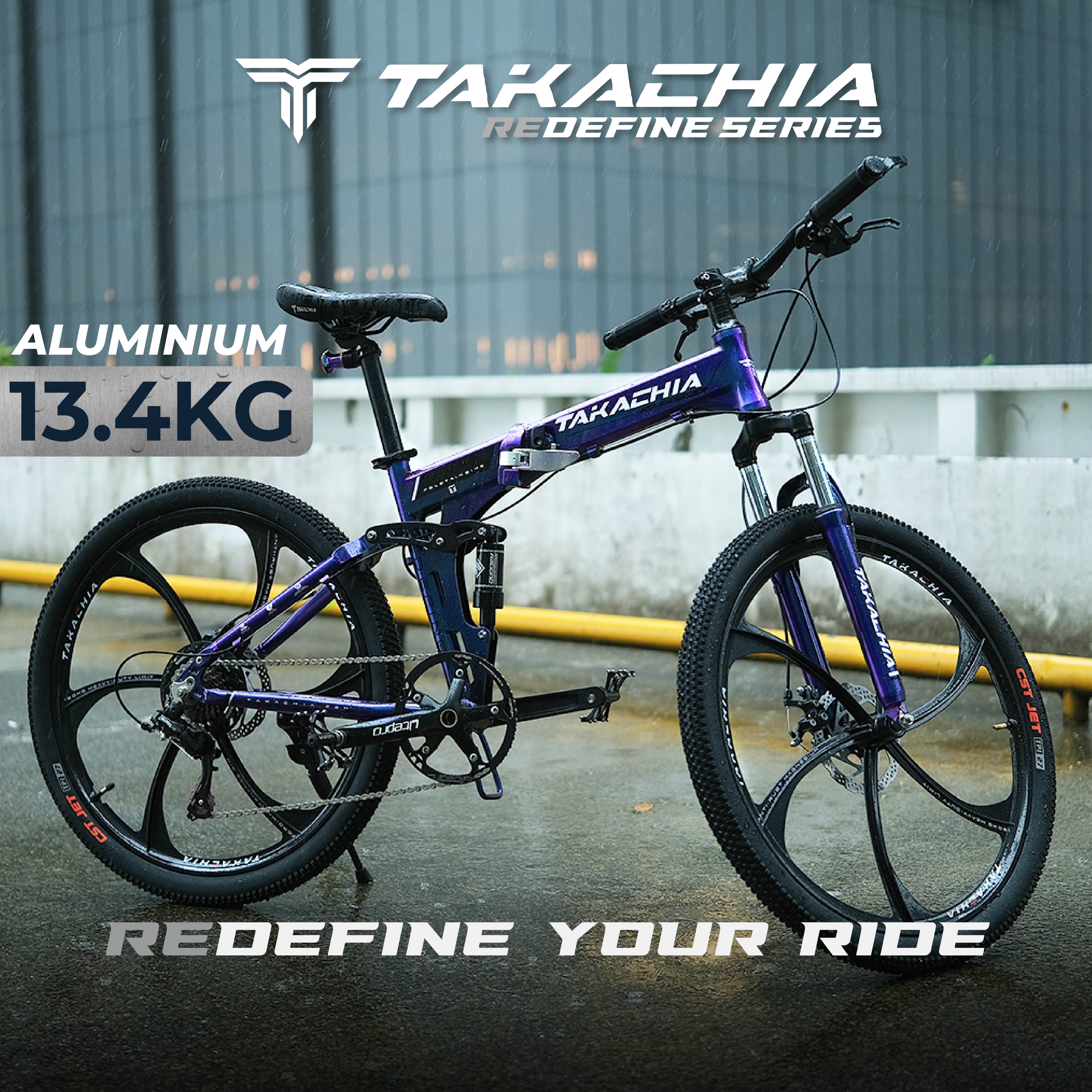 TAKACHIA® REDEFINE Series Foldtain Bike Foldable Mountain Bike