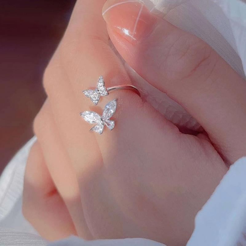Yuanyan%20Shiny%20Cute%20Crystal%20Butterfly%20Zircon%20Rings%20for%20Women%20Girls%20Korean%20Minimalist%20Wedding%20Ring%20Adjustable%20Silver%20Color%20Ring%20Jewelry%20-%20Image%207
