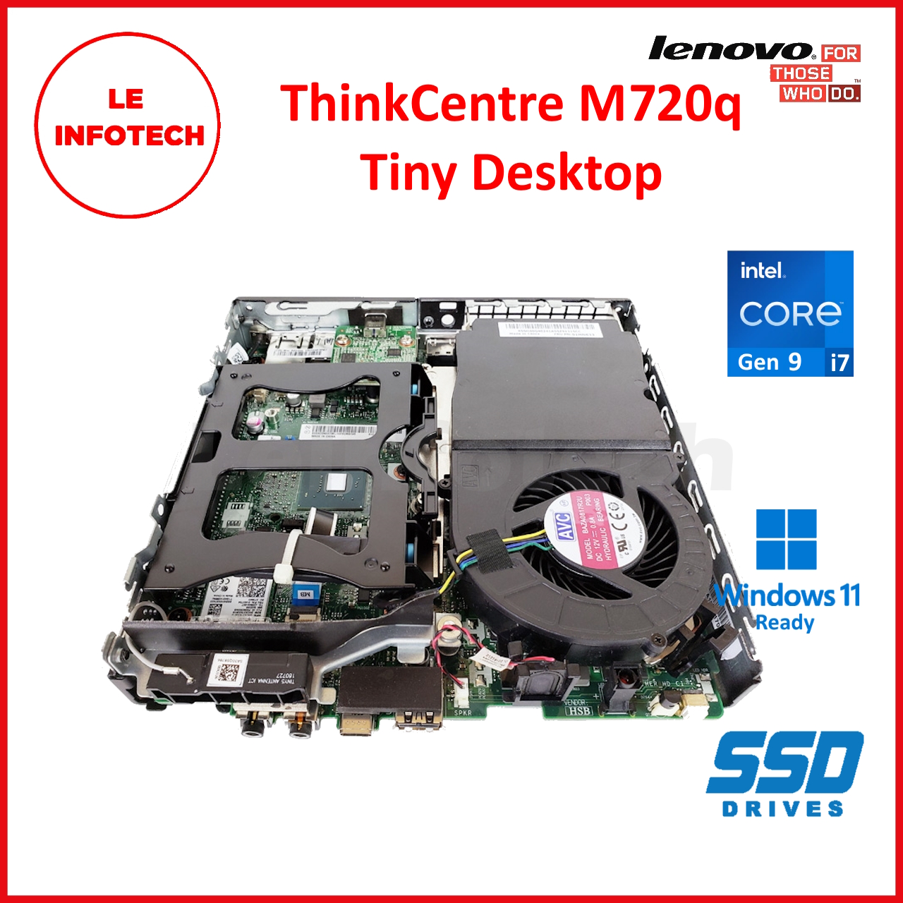 LENOVO ThinkCentre M720q Tiny Desktop 6-cores Intel 8th Gen i7/i5