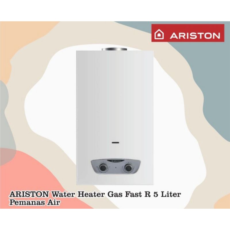 Water Heater Gas ARISTON Fast R liter Pemanas Air Gas Dengan