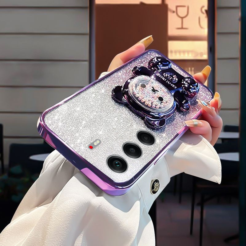 For%20Tecno%20Camon%2040%20Pro%20Case%20with%20Gradient%203D%20Bear%20Folding%20Stand%20Bracket%20Luxury%20Slim%20Plating%20Glitter%20Girls%20for%20Tecno%20Camon%2040%20Back%20Cover%20-%20Image%203