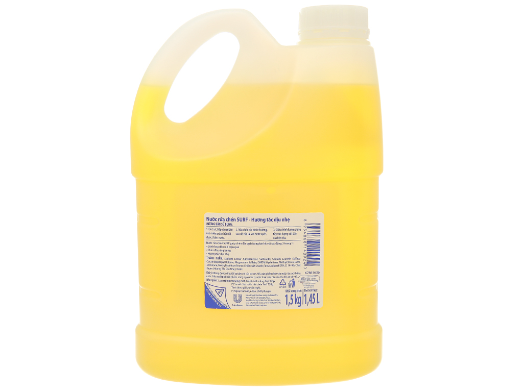 Nước Rửa Chén Surf Hương Tắc 1.5kg