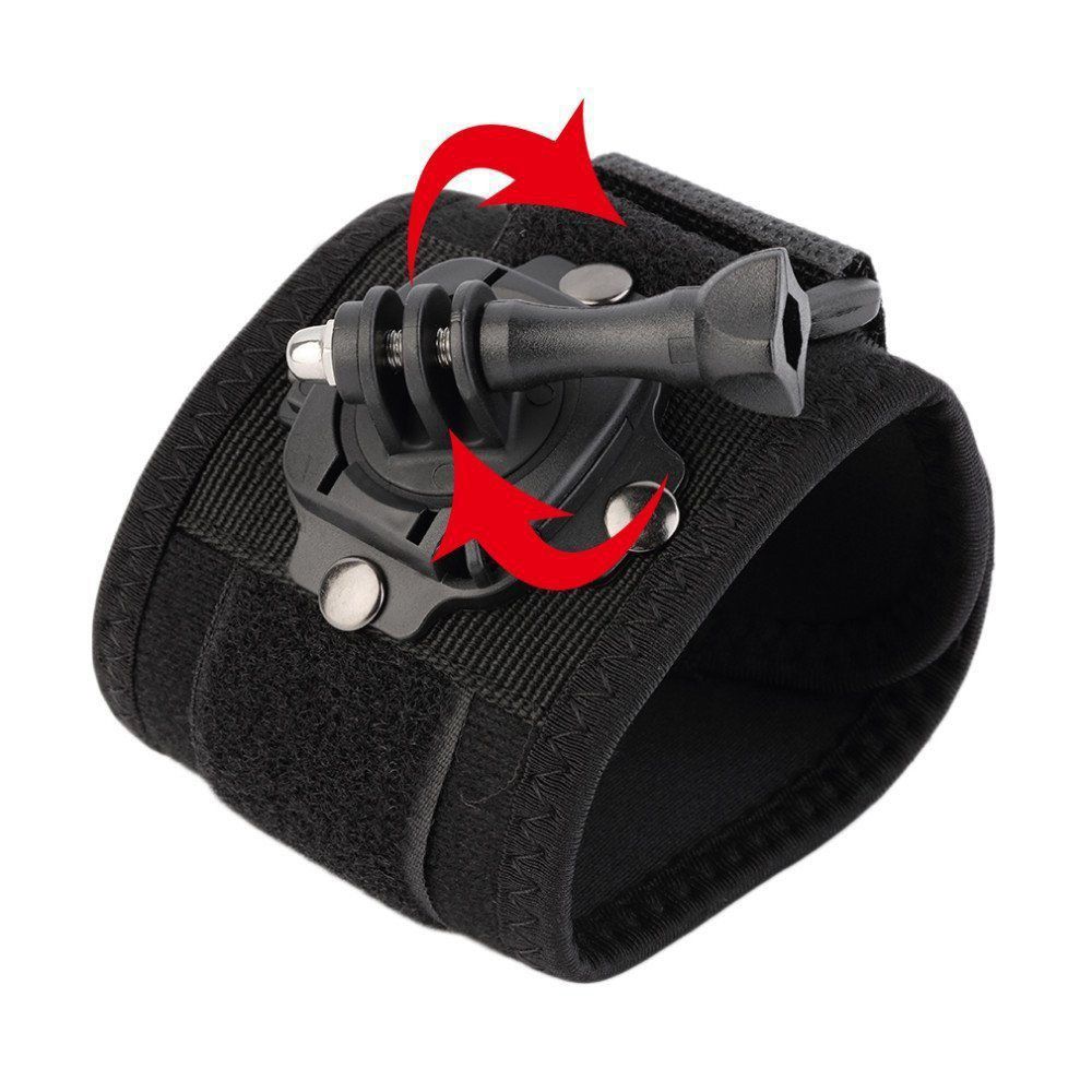 BUILS Camera Handle 360 Degree Rotation Hand Wrist Strap Holder Mount