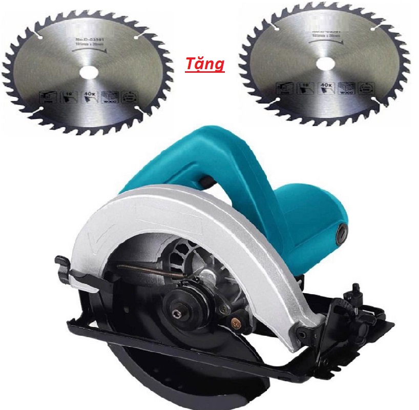 Máy cắt gỗ, cưa gỗ cầm tay tặng kèm 2 lưỡi cắt 185mm
