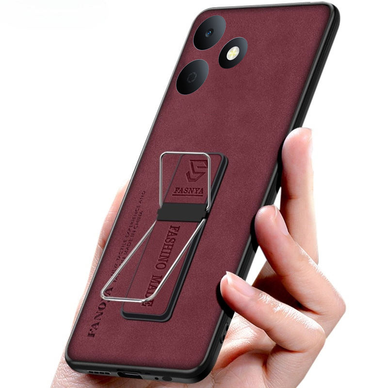 Phone case For Realme Note 80 Case Back cover Fluff Hard Cortex Plush Cover with Soft Frame Anti-knock stand Holder For Realme Note 80 Cover cases