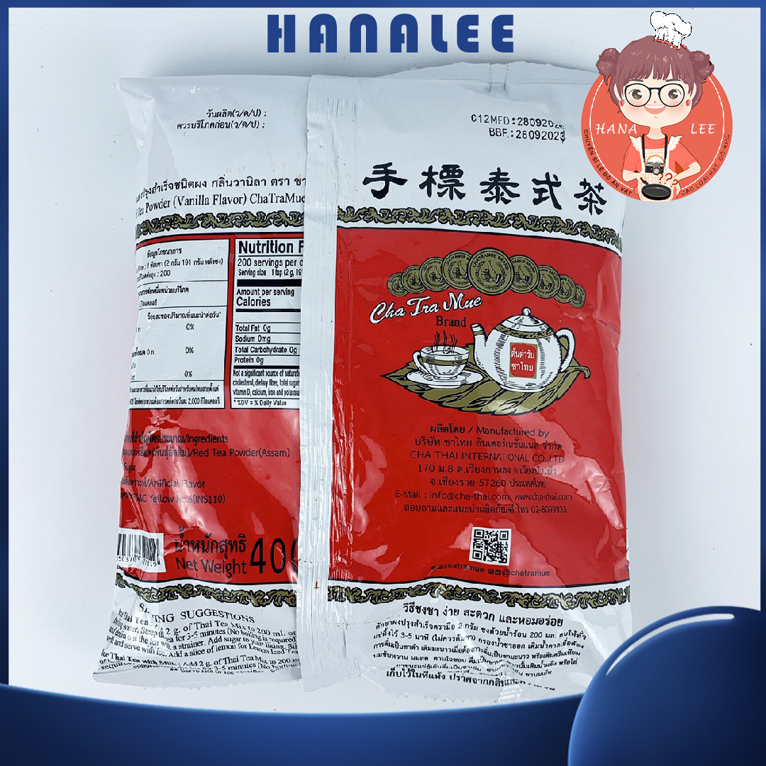 Trà thái xanh 200g, Trà Thái đỏ 400g
