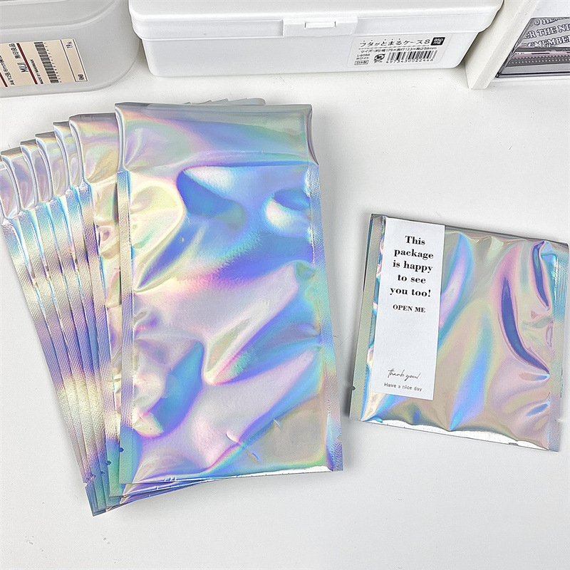 10Pcs%20Holographic%20Rainbow%20Flat%20Foil%20Mailing%20Envelope%20Resealable%20Smell%20Proof%20Bags%20Self%20Adhesive%20Bags%20for%20Courier%20Storage%20Gift%20Package%20TAOPA%20-%20Image%208