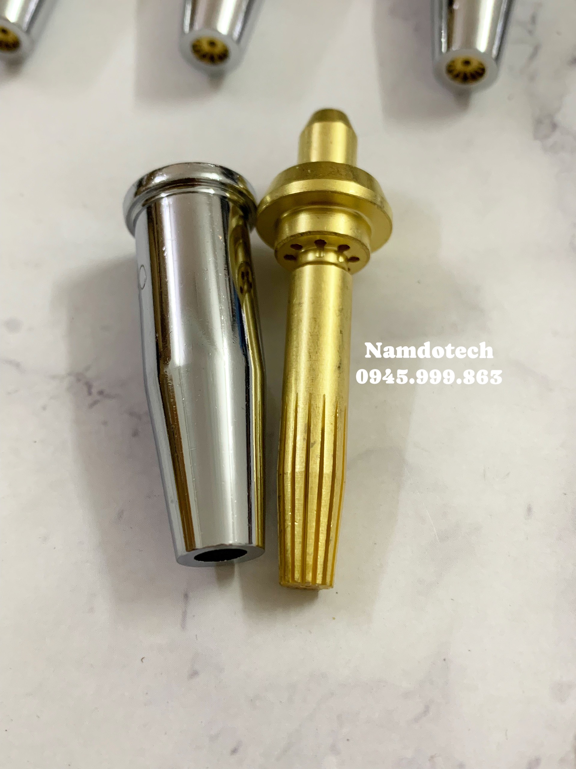 BÉC CẮT OXY GAS G07-30 INOX SỊN ĐẸP SỐ 1-2-3