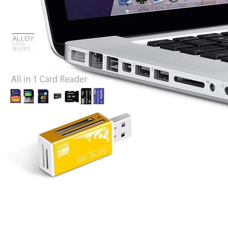 4 Trong 1 đầu đọc thẻ USB Cho Sony thẻ nhớ Pro Duo Đa đầu đọc thẻ nhớ Cho SD TF MS M2 Bộ chuyển đổi thẻ Cắm Và Chơi Cho Máy Tính Xách Tay Máy tính để bàn