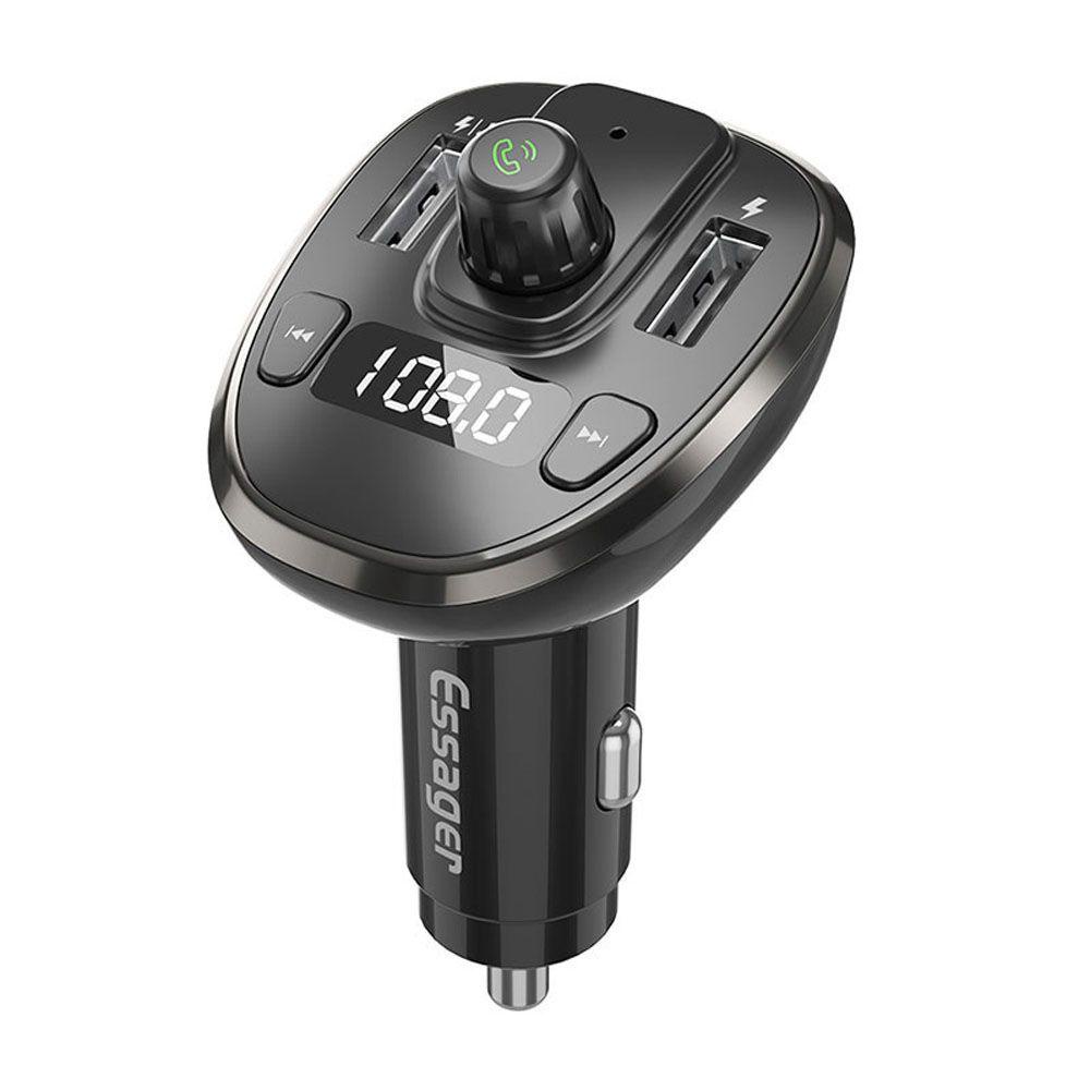 Cục sạc usb không dây bluetooth kiêm đài fm thông dụng cho xe hơi jg