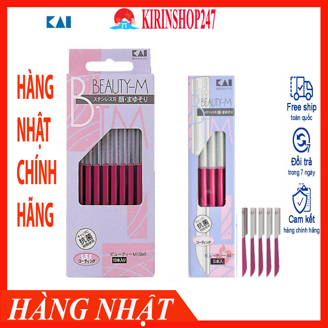 Set 10 dao cạo cho nữ KAI Nhật Bản