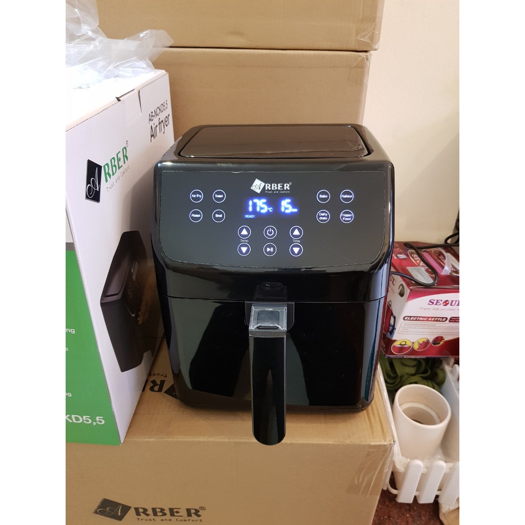 Nồi chiên không dầu Arber ABNCKD5.5, nồi chiên không dầu, nồi chiên không dầu philips, nồi chiên không dầu lock anh lock, nồi chiên không dầu lock lock, nồi chiên không dầu 5 lít, nồi chiên không dầu locknlock