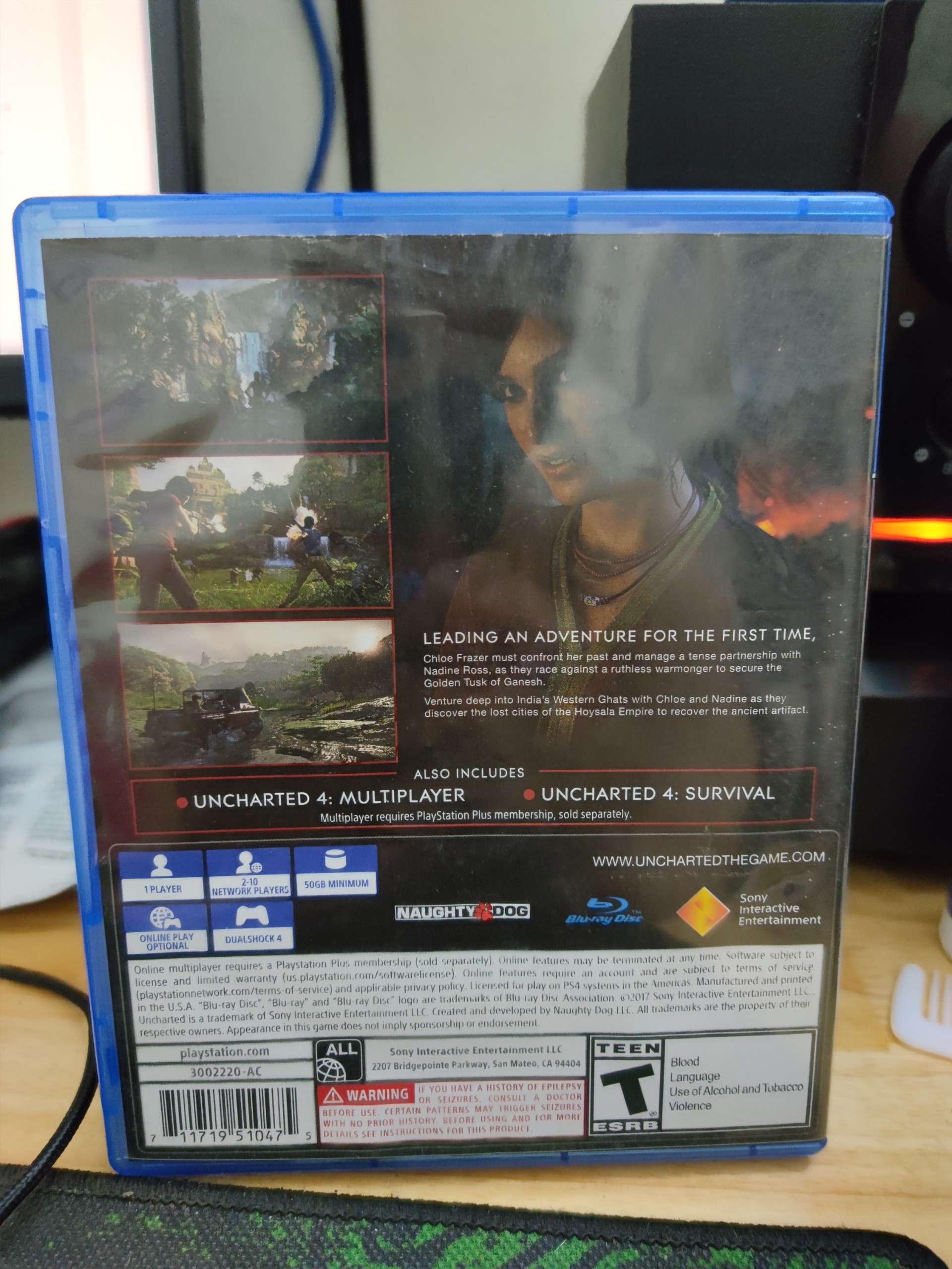 Đĩa game PS4 Uncharted - The lost legacy