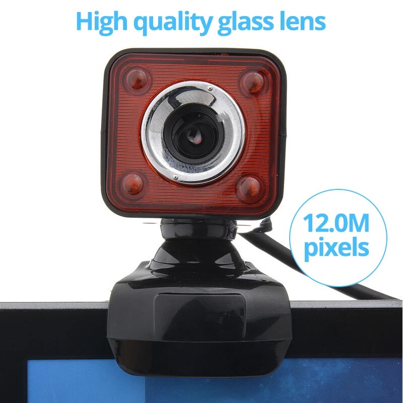Webcam 1080P Đầy Đủ Webcam HD 30fps Phích cắm USB Web Cam Cho Máy tính để bàn Mac máy tính xách tay Máy Tính Để Bàn Youtube Skype máy ảnh mini