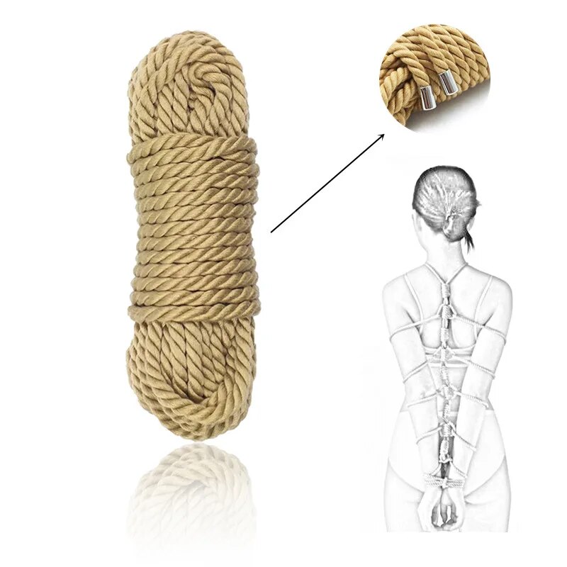 【Customer favorite】 5/10/20M cotton shibari rope restraint games rope ...