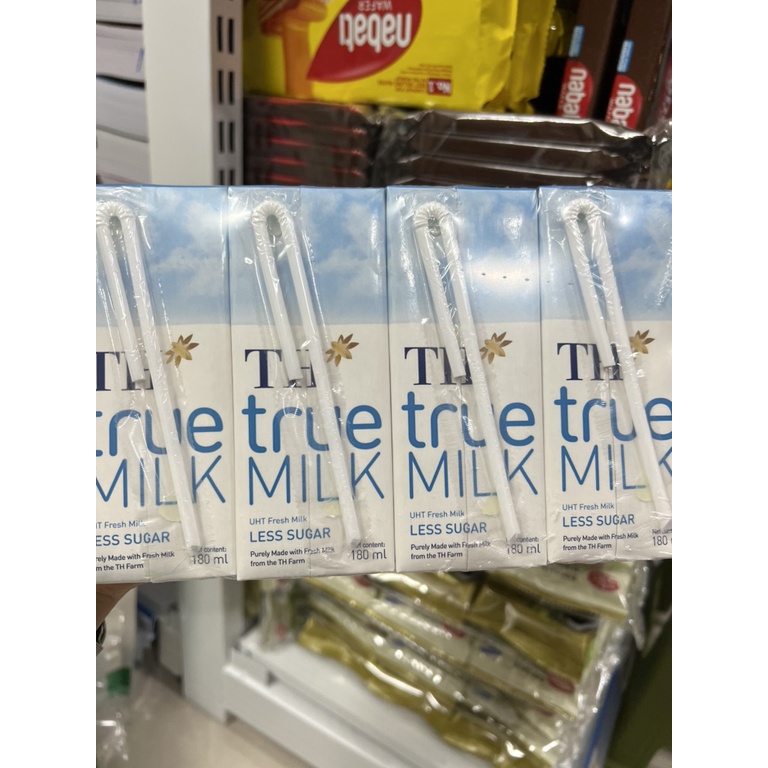 Sữa Tươi Th True Milk Ít Đường 180Ml
